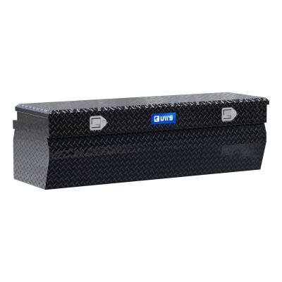 UWS - Gloss Black Aluminum 60" Wedge Utility Chest Box Heavy Packaging