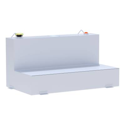 UWS - UWS ST-75-L-W White 75-Gallon L-Shape Steel Transfer Tank