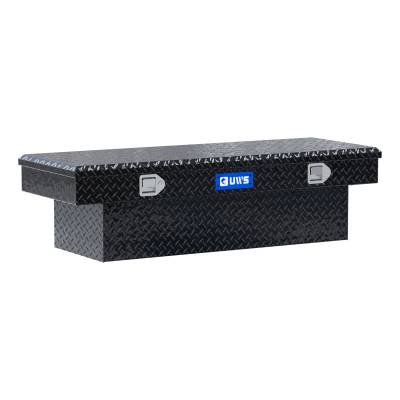 UWS - Gloss Black Aluminum 54" Crossover Truck Tool Box LTL Shipping Only