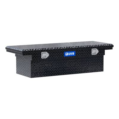 UWS - Gloss Black Aluminum 54" Truck Tool Box w/Low Profile LTL Shipping Only