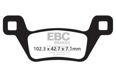 EBC Motorcycle Brakes - EBC Motorcycle Brakes FA600/2X Carbon X Pads for Enduro/MX Bikes