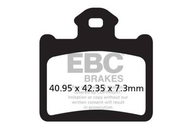 EBC Motorcycle Brakes - EBC Motorcycle Brakes FA602R R Series Heavy Duty Sintered Pads
