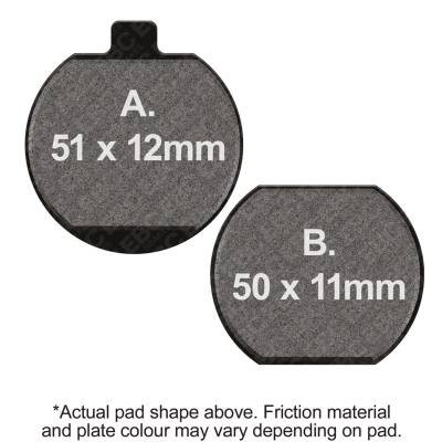 EBC Motorcycle Brakes - EBC Motorcycle Brakes FA73 Organic FA Series Pads