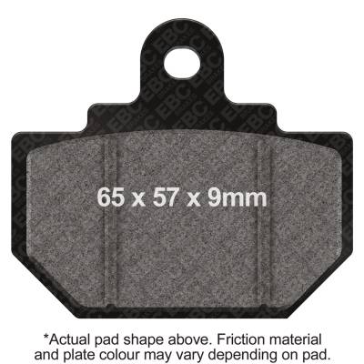 EBC Motorcycle Brakes - EBC Motorcycle Brakes FA111R R Series Heavy Duty Sintered Pads