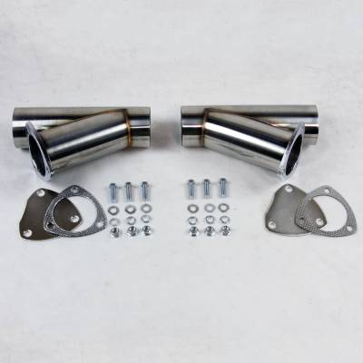 Granatelli Motor Sports - Granatelli Motorsports 306530D Manual Exhaust Cutouts Stainless Weld-In