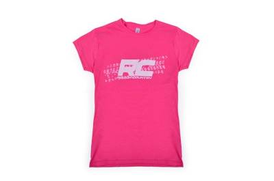Rough Country Suspension Systems - Rough Country 84067 Tread T-Shirt Ladies Small Pink