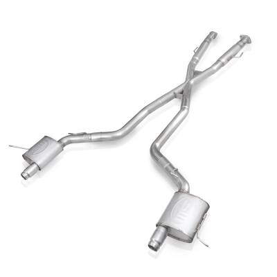 Stainless Works - Stainless Works JPGC57CBL Legend Catback w/X-Pipe Crossover