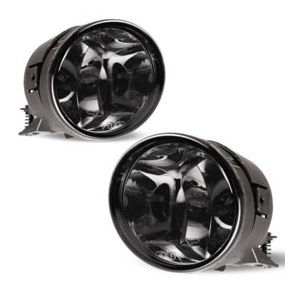 Winjet - Winjet CFWJ-0091-S Smoked Fog Lights for 05-07 Nissan Armada/04-14 Titan