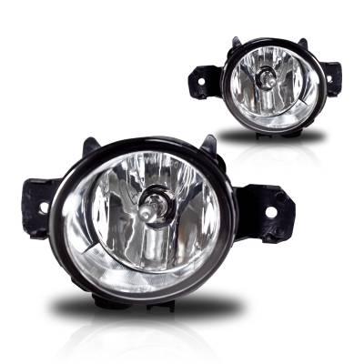 Winjet - Winjet CFWJ-0165-C Clear Fog Lights for 07-08 BMW E70 X5 Series