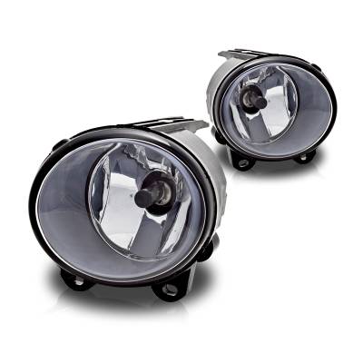 Winjet - Winjet CFWJ-0164-C Clear Fog Lights for 03-06 BMW E53 X5 Series