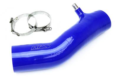 HPS Performance - HPS 57-1600-BLUE Blue Air Intake Kit Post MAF Hose for 16-23 Toyota Tacoma 3.5L