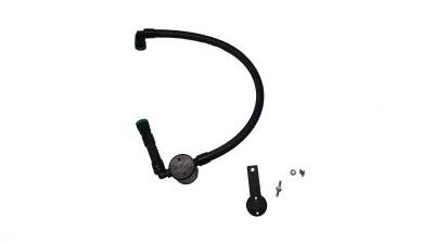 J&L Oil Separator Co - J&L Oil Separator 3074P-B Black Oil Separator 3.0 Passenger Side