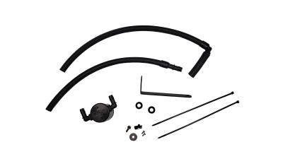 J&L Oil Separator Co - J&L Oil Separator 3117P-B Black Oil Separator 3.0 Passenger Side