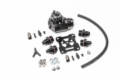 RADIUM Engineering - RADIUM Engineering 20-1528-00 FPRD-RA Fuel Pressure REGULATOR Damper Black