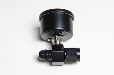 RADIUM Engineering - RADIUM Engineering 20-0152 Fuel Pressure Gauge w/6AN Inline Adapter