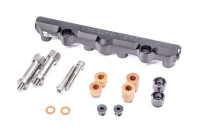 RADIUM Engineering - RADIUM Engineering 20-0447 Fuel Rail TOP Feed Conversion MAZDA 13B-REW SECONDARY