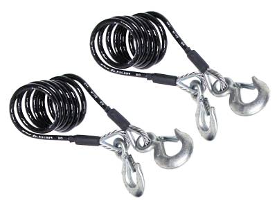 Blue Ox - Blue Ox BX88362 Safety Cable Kit Class V 15000 lb 7' Long