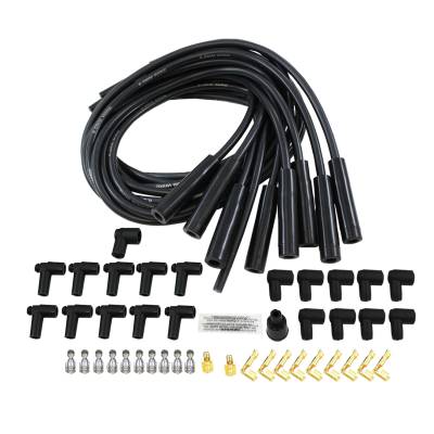 SpeedFx - SpeedFX 3002BK Spark Plug Wire Set Multi-Fit Kit 8.5mm Black Straight Boots
