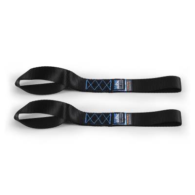 Mishimoto - Mishimoto BNRTC-TDHD-2BK Borne Off-Road HD Ratchet Tie-Down Kit 2-Pack Black