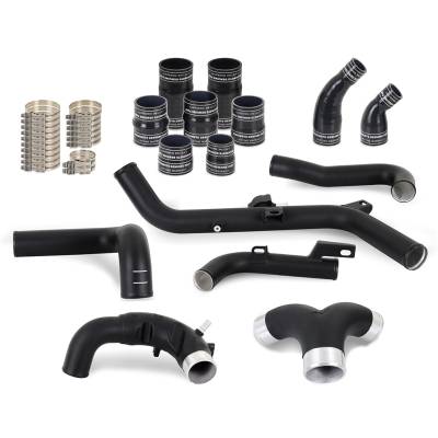 Mishimoto - Mishimoto MMICP-BR27-21UHBK Hi-Mount Intercooler Pipe for 21+ Bronco 2.7L Black