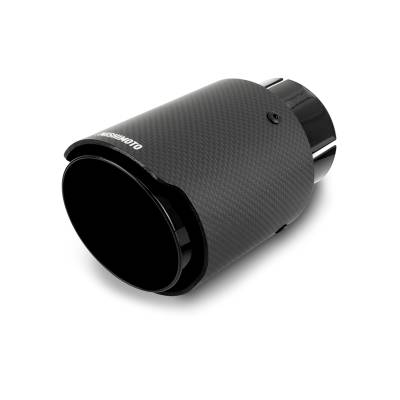 Mishimoto - Mishimoto MMEXH-TIP-CF25BK Mishimoto Carbon Fiber Exhaust Tip 2.5"
