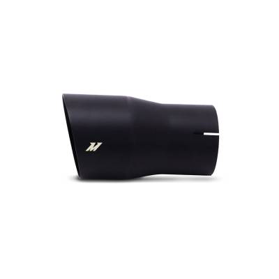 Mishimoto - Mishimoto MMEXH-TIP-SWBK Mishimoto Single Wall Exhaust Tip 4" inlet 5" Outlet