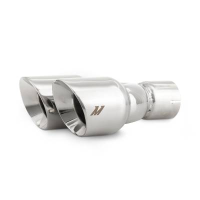 Mishimoto - Mishimoto MMEXH-TIP-FSTP Mishimoto Dual OffExhaust Tips 2.5" Inlet 3" Outlet