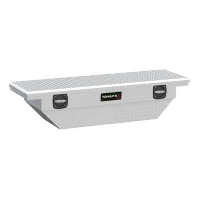 TrailFX - TrailFX 120631C Tool Box Crossover Low Profile 63" Polished Aluminum