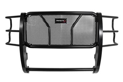 TrailFX - TrailFX E0517B HD Grille Guard Black Steel 2" w/Brush Guard
