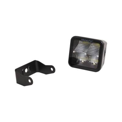 TrailFX - TrailFX 2X2CFBK 3" Fog Light 20W 90DEG Flood 1920LM Black w/Harness & Mount