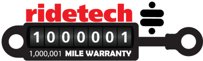 Ridetech - Ridetech 22189842 Rear Shock HQ 19.1" Ext 11.55" Col Stud/Eye for 67-69 F-Body
