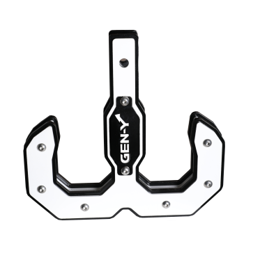 GEN-Y Hitch - GEN-Y Hitch GH-0069-W Hulk 2.0 16K Tow Hook 2" Shank Black/White
