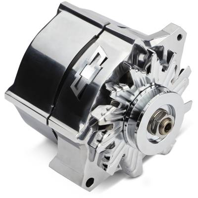 Proform - Proform 141-151 Polished Slant-Edge Alternator for Chevy SB/BB V8