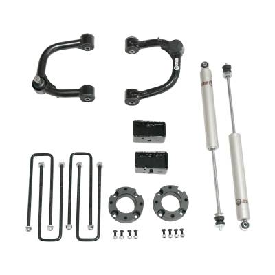 Freedom Off-Road - Freedom FO-G603-3AL+FO-G301R+FO-G703FU 3"F/R w/Shock Arm for 07-16 Silv/Sra 1500