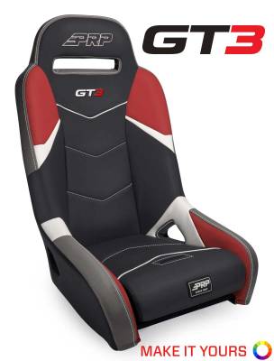 PRP - PRP A7309-PORXP GT3 1" Wide Suspension Seat for Polaris RZR S 900 XP1000 Turbo