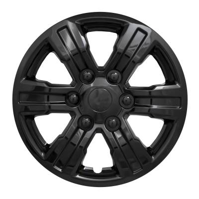 Coast To Coast - Coast To Coast IWC54016BLK Wheel Cover 16" 6-Spoke Gloss Black ABS 4pc