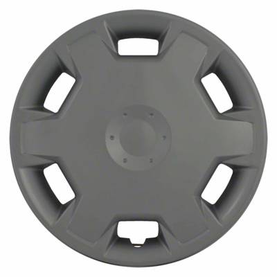 Coast To Coast - Coast To Coast IWC44715S 15" 6 Spoke Silver Wheel Cover 4pc
