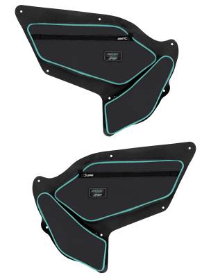 PRP - PRP SHRDYE97-238 Front Door Bag w/Knee Pad for Polaris RZR PRO XP/R Turbo R