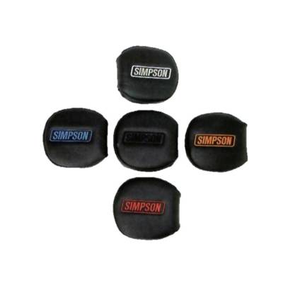 Simpson Safety - Simpson Safety 2021R YXZ Door Latch Pads Black/Red Pair