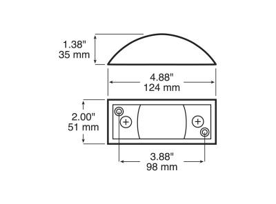 Peterson - Peterson 124R Clearance Light