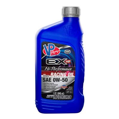 VP Racing Fuels - VP Racing Fuels 2758 EX HP SAE 0W-50 Hi Perf Racing Oil Qt