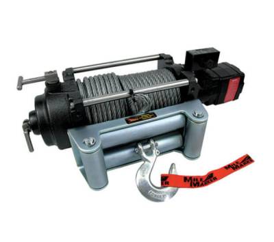 Mile Marker - Mile Marker 75-52000C-24 12000 LB Hydraulic Winch Motor w/Roller Fairlead