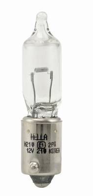 Hella - HELLA H21W 11.025 Lumen Turn Signal Light Bulb Bulb 12V 21W