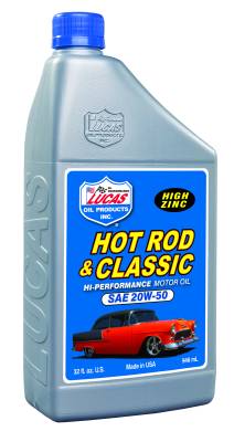 Lucas Oil Products - Lucas Oil Products 10689 Hot Rod & Classic Car HP Motor Oil SAE 20W-50