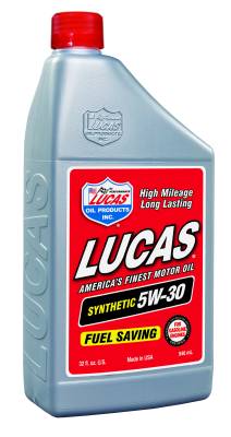 Lucas Oil Products - Lucas Oil Products 10049 Synthetic SAE 5W-30 Motor Oil