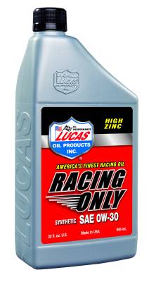 Lucas Oil Products - Lucas Oil Products 10605 Synthetic SAE 0W-30 Racing Only