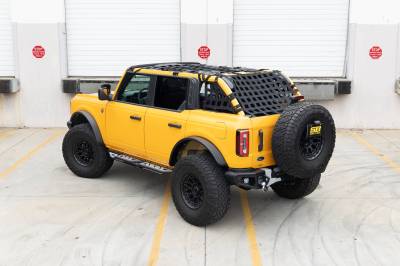 Smittybilt - Smittybilt 591135 Black Diamond 2" Webbing Cargo Net for 21+ Bronco 4DR