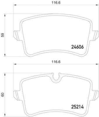 HELLA Brakes - HELLA Pagid 355016061 Disc Brake Pad Set