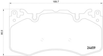 HELLA Brakes - HELLA Pagid 355016151 Disc Brake Pad Set