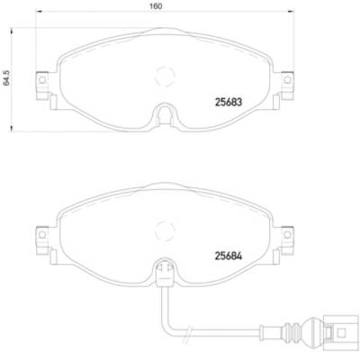 HELLA Brakes - HELLA Pagid 355020191 Disc Brake Pad Set